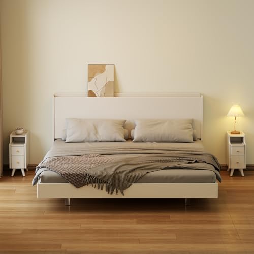 Narrow Nightstand Set of 2 (2 Pc(white) / 15.74''D*7.87''W*19.68''H)