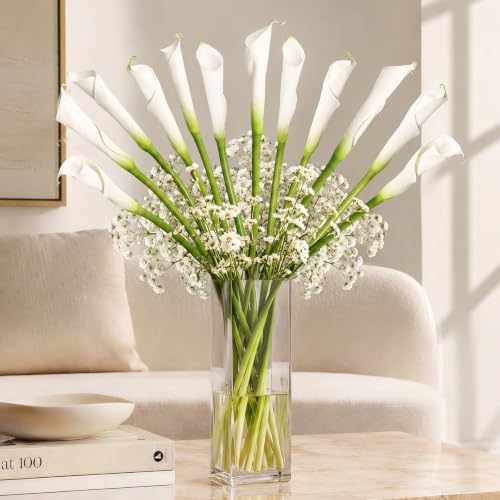 12pcs Calla Lily Artificial Flowers (White Bud)