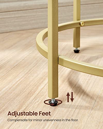 Round Side Tables (Gold)