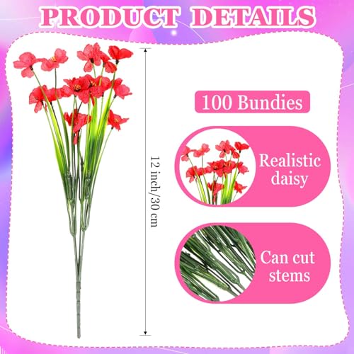 Violet Artificial Flowers (Cluster / Classic Colors)