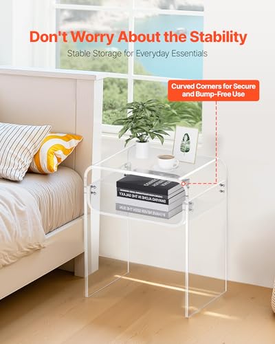 Acrylic Side Table (Minimalist)
