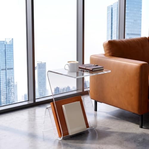 Acrylic Side Table (Crystal Clear-z)