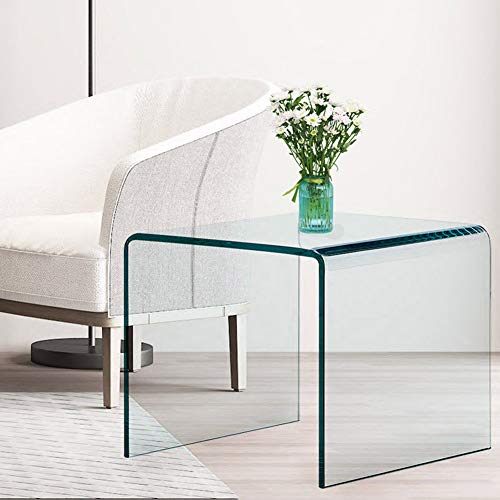 Clear Glass Nightstand