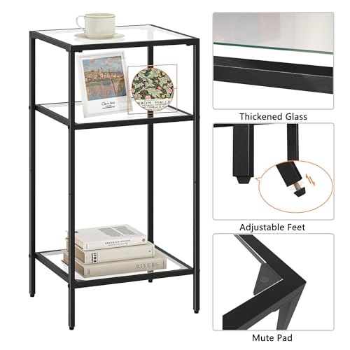 Side Tables Set of 2 (Black)
