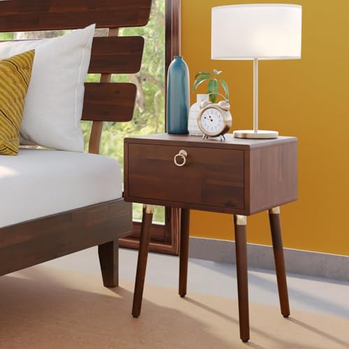 Caden Solid Wood Nightstand (Caden Nightstand / Nightstand / Walnut)