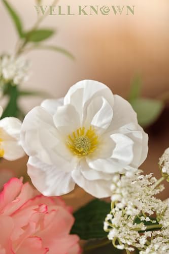 Artificial Flowers in Vase (Pink)
