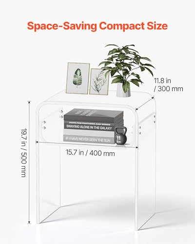 Acrylic Side Table (Minimalist)