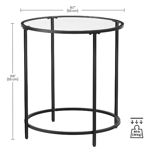 Round Side Tables (Black)