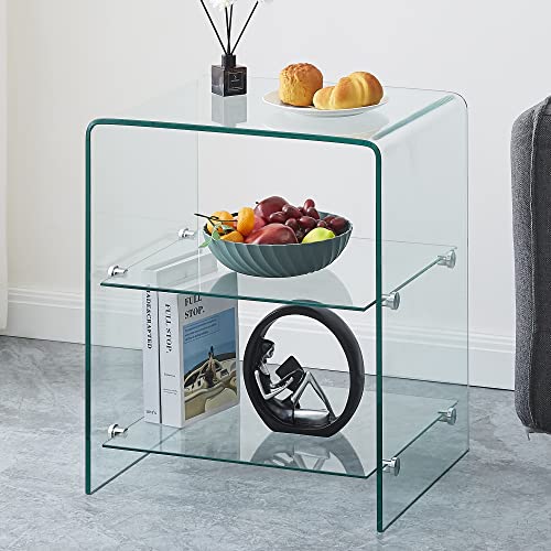 Glass Nightstand