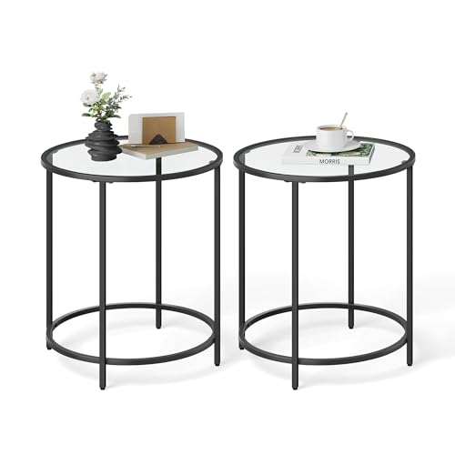 Round Side Tables (Black)