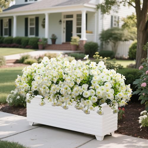 Artificial Morning Glory Flowers (White)