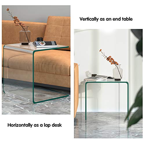 Tempered Glass End Table