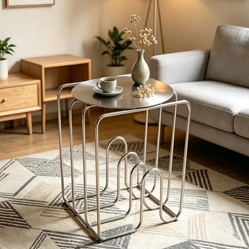 Chrome Side Table