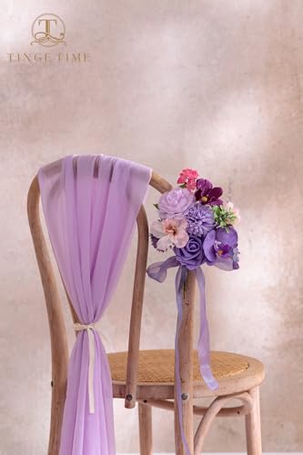 Artificial Wedding Flowers Combo (Light Purple)