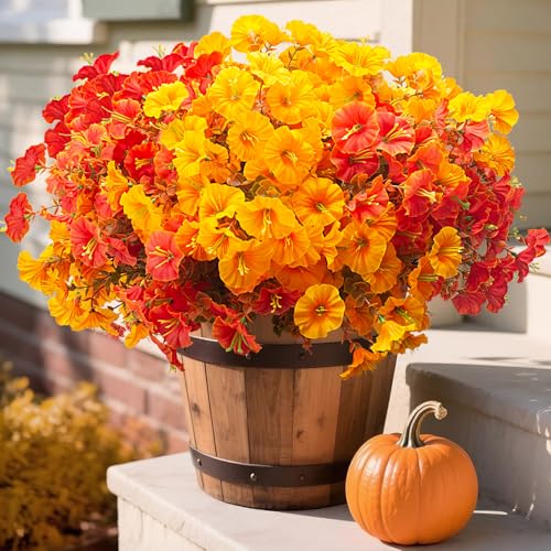 16 PCS Outdoor Fall Artificial Flower (Fall Mix)