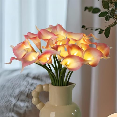 LED Calla Lily Lamp (Light Pink)