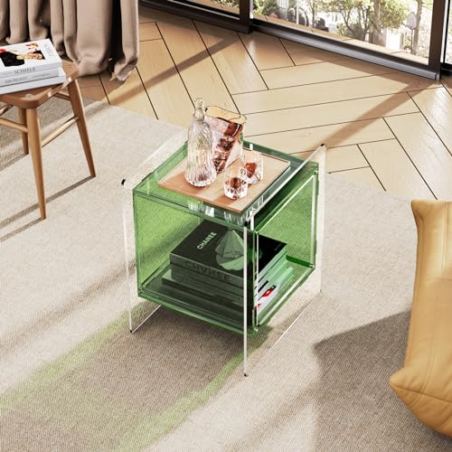 Acrylic Nightstand (Green)