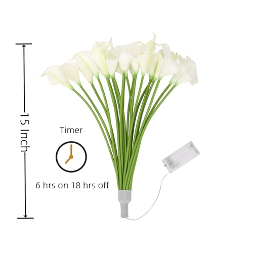 LED Calla Lily Lamp (White)