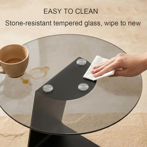 C Shaped End Table (A)