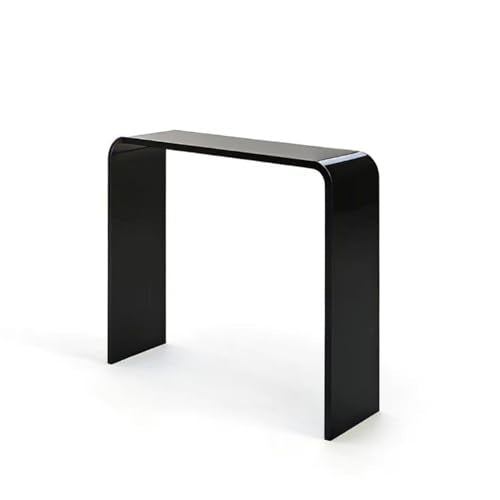 Clear Acrylic Console Table (1 Tier - Black)