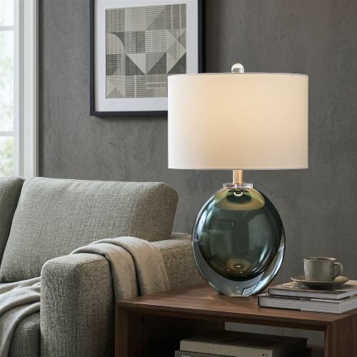 Modern Green Glass Table Lamp