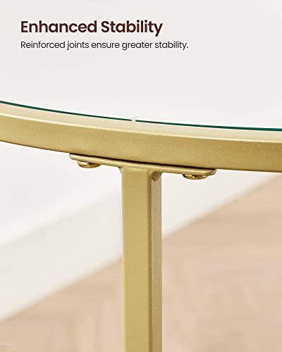 Round Side Tables (Gold)