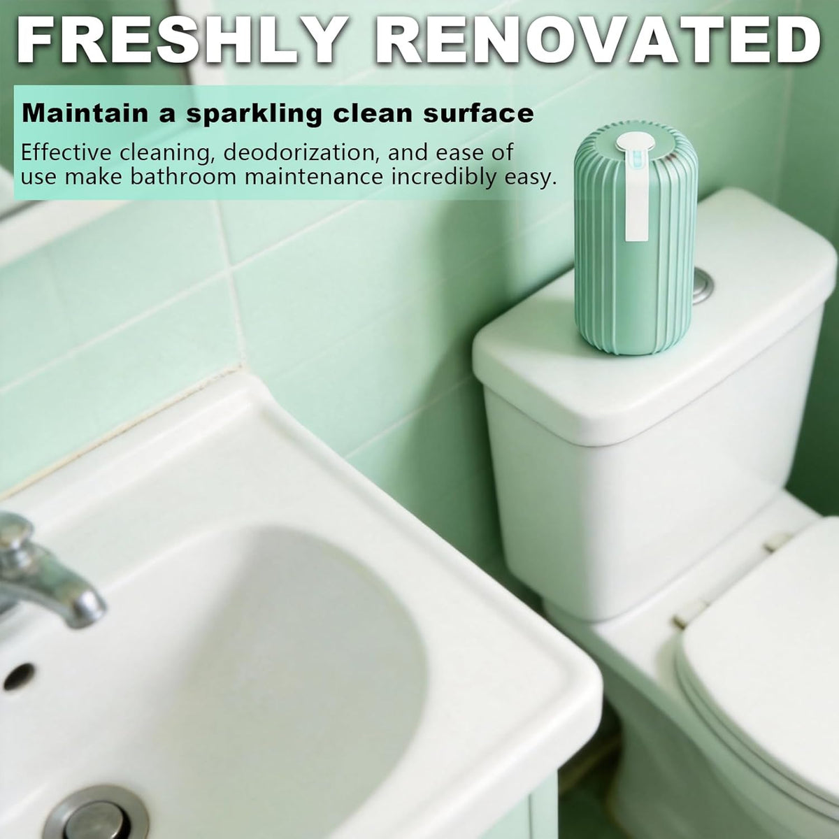 Krazy Toilet Bowl Cleaner, Crazy Klean Toilet Cleaner, Automatic Refreshes Toilets, Long-Lasting Cleane Fresh Scent, No Scrubbing Required (2)